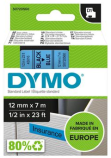 Tape DYMO D1 12mm x 7m sort/bl 45016 (Org.nr.S0720560)